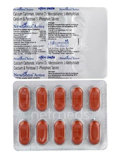 Newbona Active Tablet 10'S - Supplements-Cal