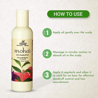 Moha Anti Dandruff Oil 200 ml - Hair Oils