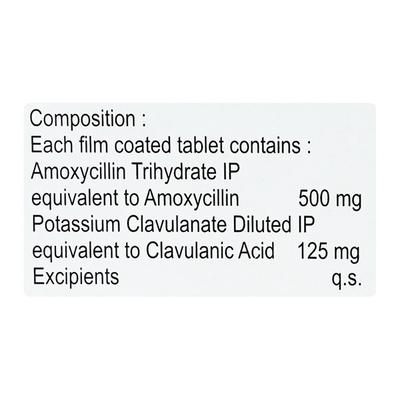 MOXIKIND CV 625MG TABLET 6'S - Bacterial Infections-Pen