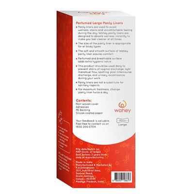 Wahey Perfumed Panty Liners 25's - Panty Liners