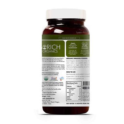 Sorich Organics Organic Spirulina Powder 200 gm - Herbal Dietary Supplement