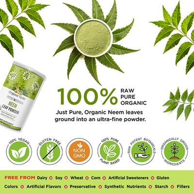 Organic Veda Neem Leaf Powder 454 gm - Pure Herbs