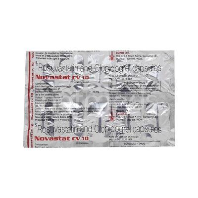Novastat CV 10mg Capsule 10'S - High Cholesterol-Dys