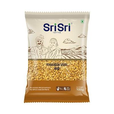 Sri Sri Tattva Fenugreek Seeds 100 gm - Diabetes Care (Ayush)