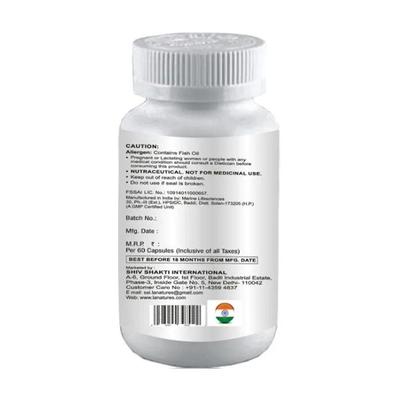 La nature's Advanced Omega-3 1100 mg Softgel capsules 60's - Speciality Medicines
