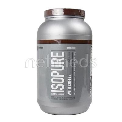 Isopure Protein Powder- Coffee Expresso 3 lb - Workout Essentials
