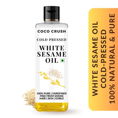 Coco Crush Cold Pressed White Sesame Oil 50 ml - Creams, Lotions & Oils