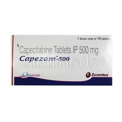 Capezam 500mg Tablet 10'S - Cancer Oncology-Cyt