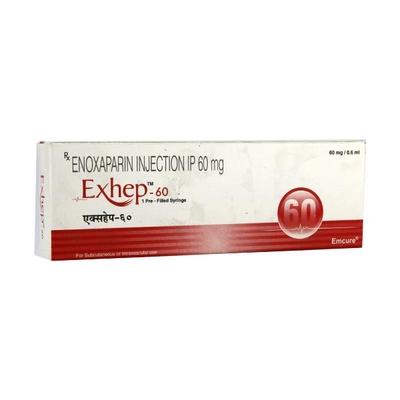 Exhep 60mg Injection 0.6ml - Blood Clot-Ant