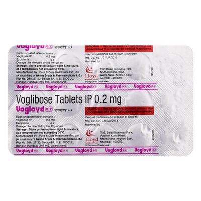 VOGLOYD 0.2 Tablet 15's - Diabetes-Ant