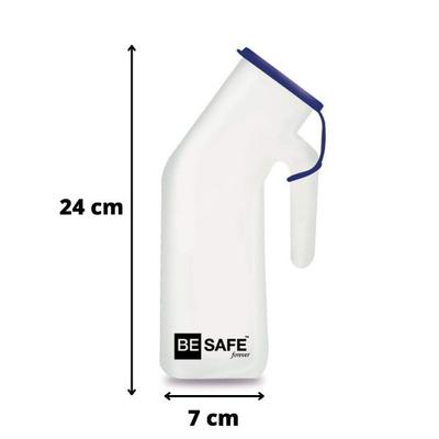 Be Safe Forever Urine Pot for Adult - Blue - Urology Supplies