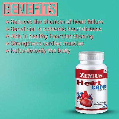 Zenius Heart Care Capsule 60's - Speciality Medicines