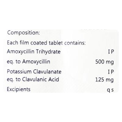INDOMENTIN 625 Tablet 10's - Bacterial Infections-Pen