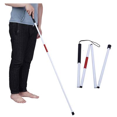 Paxmax Folding Walking Stick for Impaired Vision or Blind People - Wheelchairs & Walking Sticks