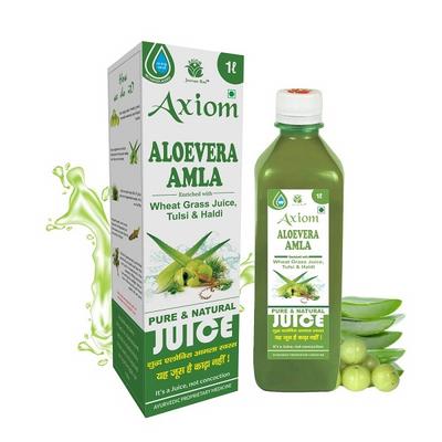 Axiom Jeevan Ras Aloevera Amla Juice 1 ltr - Speciality Medicines