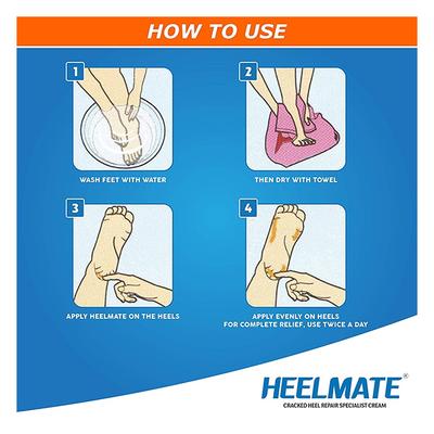 Heelmate Cracked Heel Repair Specialist Cream 30 gm - Facial Kits