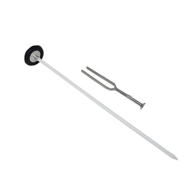 Sahyog Wellness Queen Square Pattern Knee Hammer with 512 Hz Tuning Fork - Surgical Instruments