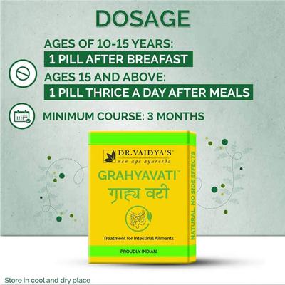 Dr. Vaidya's Grahyavati Pills (Pack of 3 x 24's) - Speciality Medicines