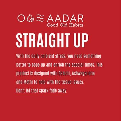 AADAR Straight Up for Real Strength 500 mg Capsule 60's - General Health