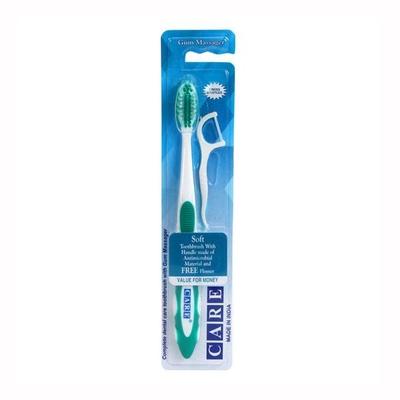 Care Gum Massager Toothbrush with Floss Pick - Toothbrushes