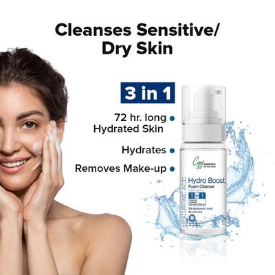 CGG Cosmetics Hydro Boost Foam Cleanser 100 ml - Face Wash & Cleansers
