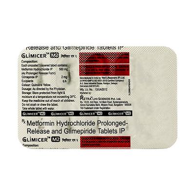 GLIMICER M2 Tablet 10's - Diabetes-Ant