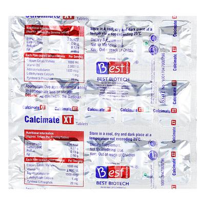 CALCIMATE XT Tablet 15's - Supplements-Vam