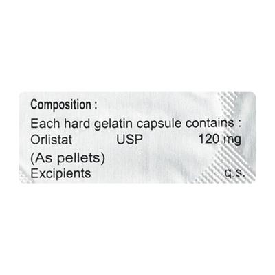 ORLIP X 120 Capsule 10's - Obesity