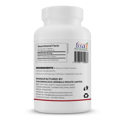 Goldenacacia Herrbals Hibiscus 500 mg Capsule 90's - Pure Herbs
