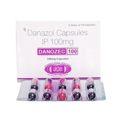 DANOZEC 100mg Capsule 10's - Hormonal Therapy-And