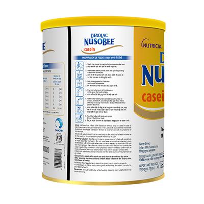 Dexolac Nusobee Casein Stage-1 (Up to 6 months) 400 gm-Tin - Baby And Infant Supplements