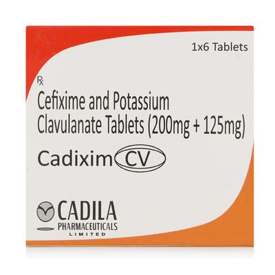 Cadixim CV Tablet 6'S - Bacterial Infections-Cep
