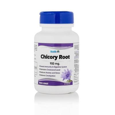 Healthvit Chicory Root 900Mg 60 Capsules For Immunity Booster 60'S - Vitamin C