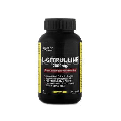 Healthvit Fitness L Citrulline Dl Malate 2000Mg Capsules 60'S - Workout Essentials