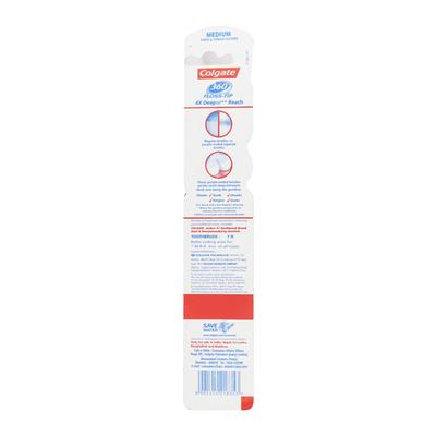 Colgate 360 Flosstip Medium Toothbrush - Toothbrushes