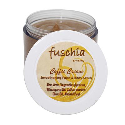 Fuschia Smoothening Face & Body Scrub - Coffee Cream 100 gm - Face Scrubs