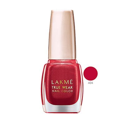 Lakme True Wear Nail Color Reds & Maroons 404 9 Ml - Nail Polish