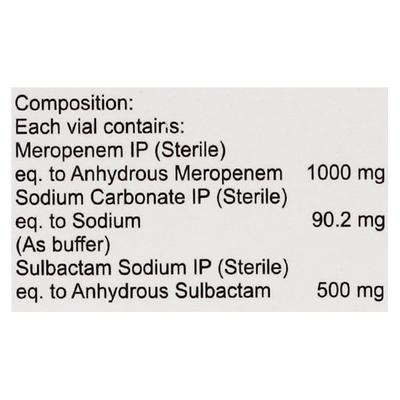 MEROHUGE SB Injection 1's - Bacterial Infections-Pen