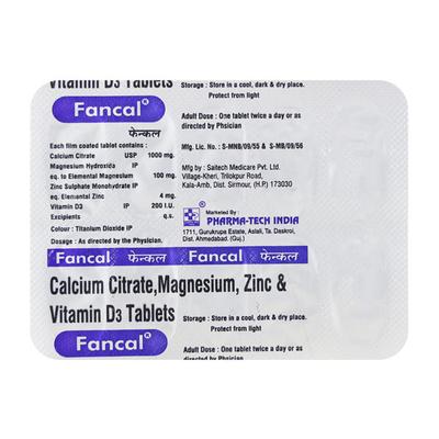 FANCAL Tablet 10's - Supplements-Vam