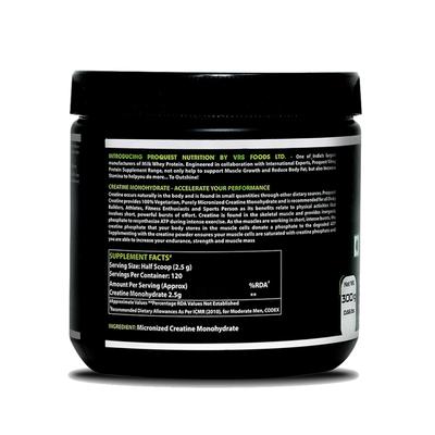 Proquest Creatine Powder - Unflavoured 300 gm - Workout Essentials