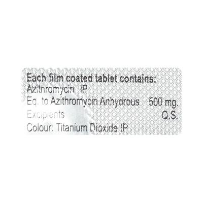 AZIEG 500 Tablet 5's - Bacterial Infections-Mac