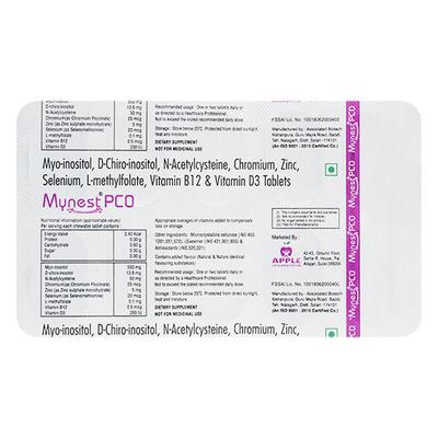 MYNEST PCO Tablet 10's - Supplements-Vam