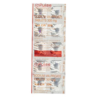 VAT CR New 300 Tablet 10'S - Epilepsy/Convulsion-Ant