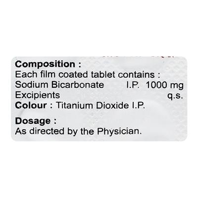 SODONISH DS 1000 Tablet 10's - Ulcer/Reflux/Flatulence-Lax