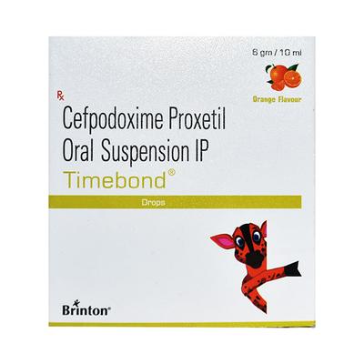 TIMEBOND ORANGE FLAVOUR Drops 10ml - Bacterial Infections-Cep