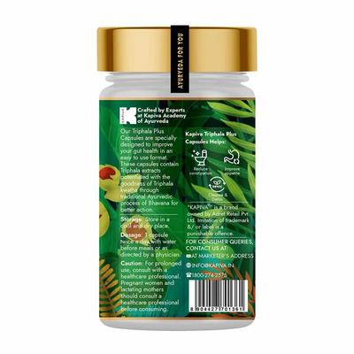 Kapiva Ayur Foods Triphala Plus Capsules 60's - Pure Herbs
