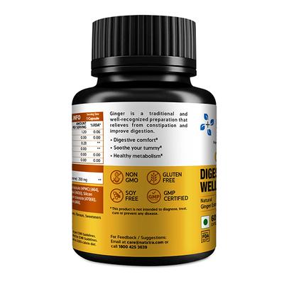Natxtra Ginger Capsule 60's - Digestive Health