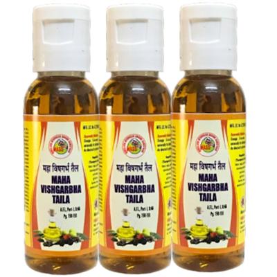 HASS Mahavishgarbha Oil (Pack of 3 x 50ml) 150 ml - Speciality Medicines