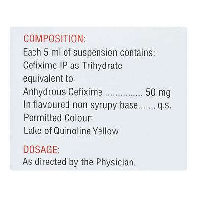 Zifi 50 Readymix Oral Suspension 50ml - Bacterial Infections-Cep