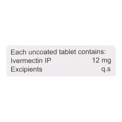 IVERVIRL 12mg Tablet 10's - Parasitic Worms-Ant